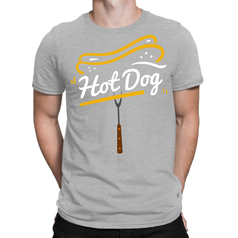 Hot Dog On Fork Cute T-shirt | Artistshot