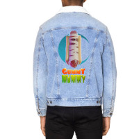 Halloweeners Gummy Hot Dog Hotep Unisex Sherpa-lined Denim Jacket | Artistshot