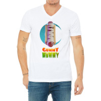 Halloweeners Gummy Hot Dog Hotep V-neck Tee | Artistshot