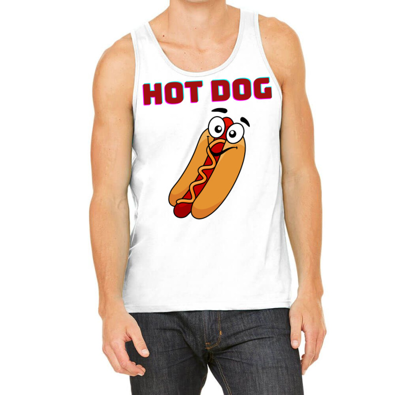 Hot Dog Humor Tank Top | Artistshot