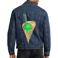 Ice Cream Love Cute Men Denim Jacket | Artistshot