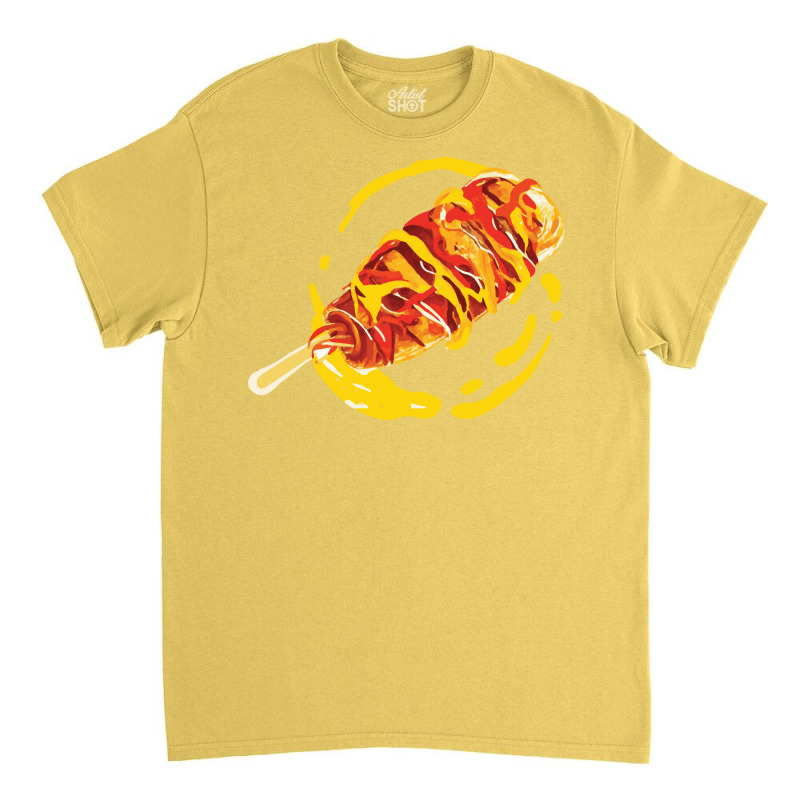 Korean Corn Dog Snack Of South Korea Fun Foodie St Classic T-shirt | Artistshot