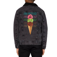 Ice Scaryam Vintage Unisex Sherpa-lined Denim Jacket | Artistshot