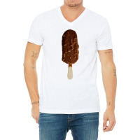 Chocolate Almond Ice Cream Bar Hipster V-neck Tee | Artistshot