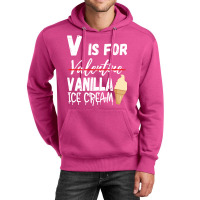 Vanilla Flavor Ice Cream Valentines Day 2023 Gelat Unisex Hoodie | Artistshot