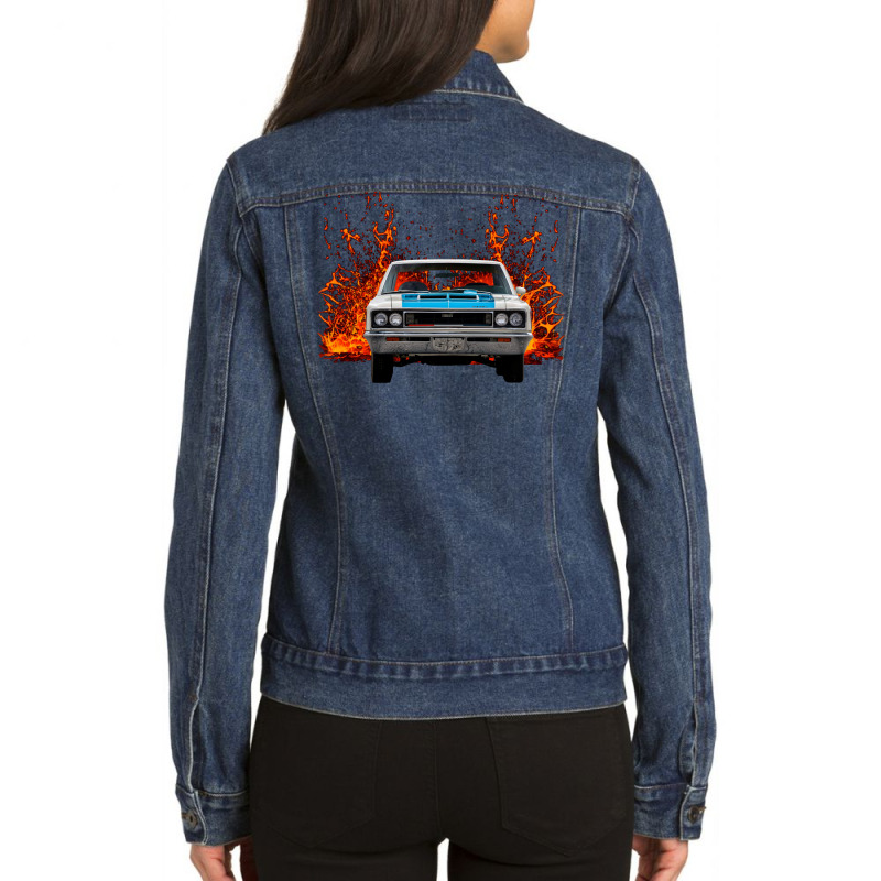 1970 Amc Rebel 70s Ladies Denim Jacket by ayikunahomj | Artistshot