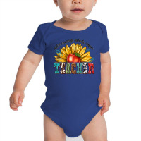 Teacher With Sunflower Baby Bodysuit | Artistshot