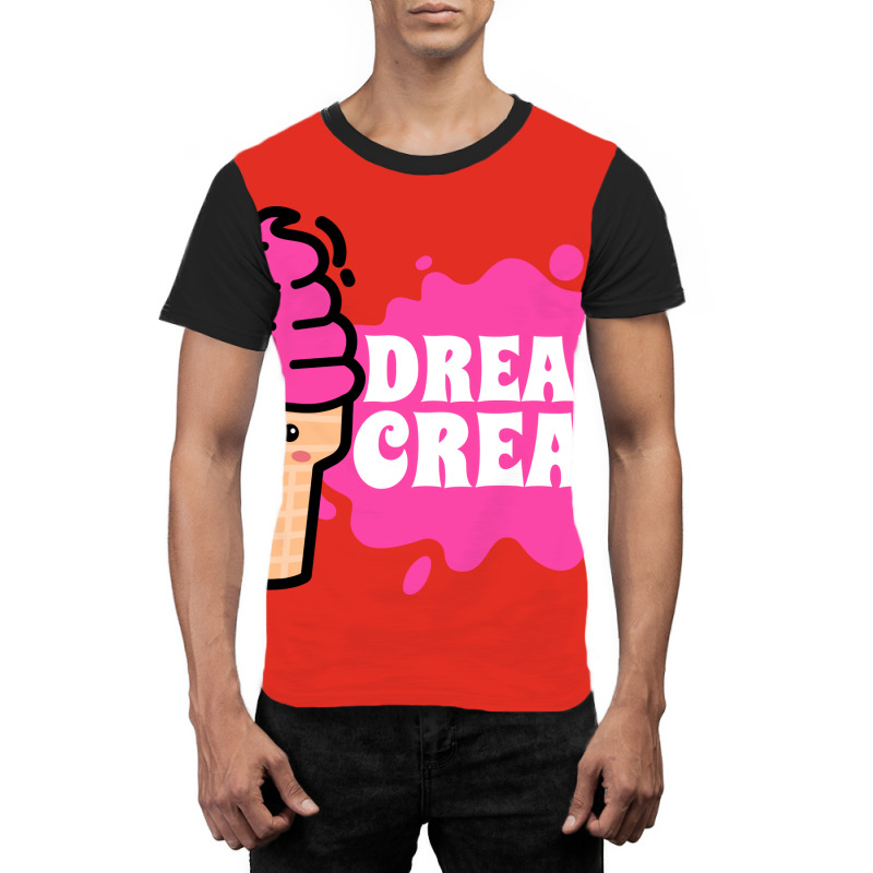 Ice Cream Cone Kawaii Cute Face Cute Graphic T-shirt | Artistshot