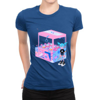 Arcade Girl Transparent Love Ladies Fitted T-shirt | Artistshot