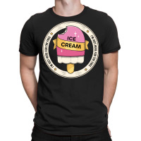 Im Just Here For The Free Ice Cream Funny Family C T-shirt | Artistshot