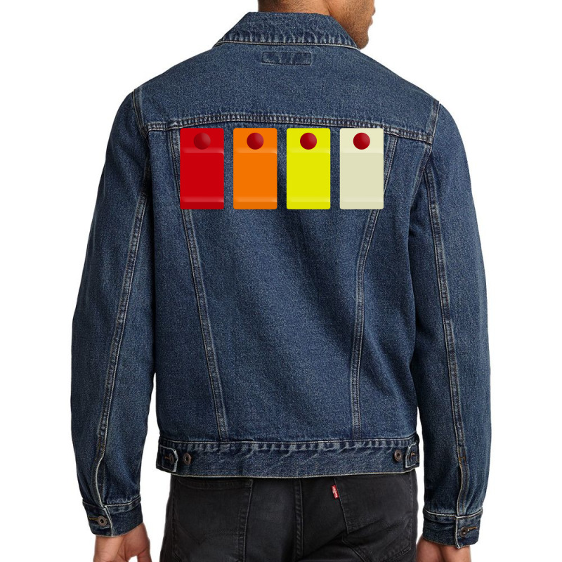 808 Drum Machine Button Grid Design Music Fan Gree Men Denim Jacket by ayikunahomj | Artistshot