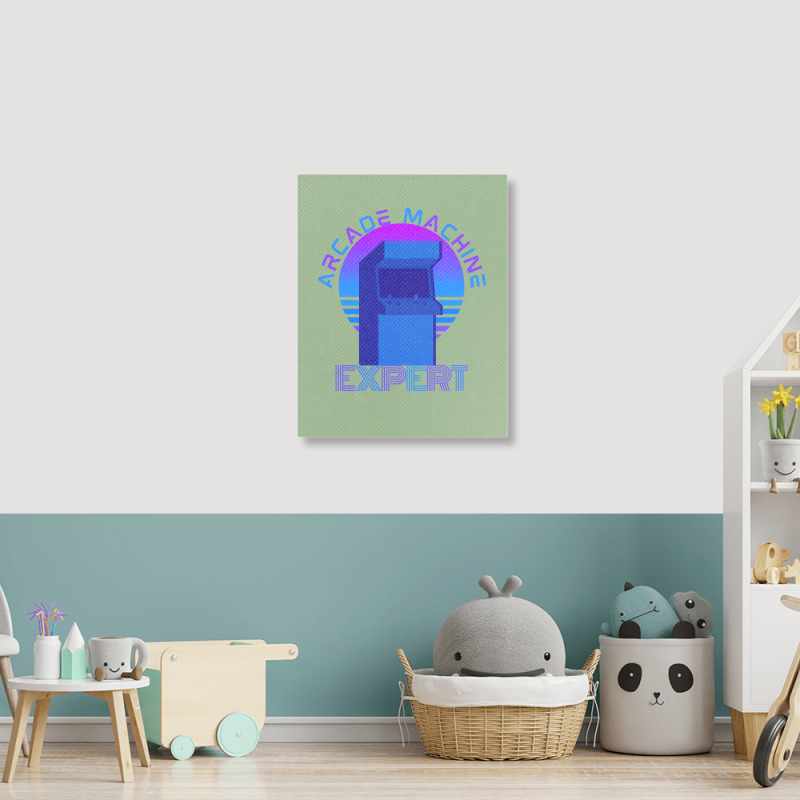 Arcade Machine Expert Aesthetic Portrait Canvas Print | Artistshot