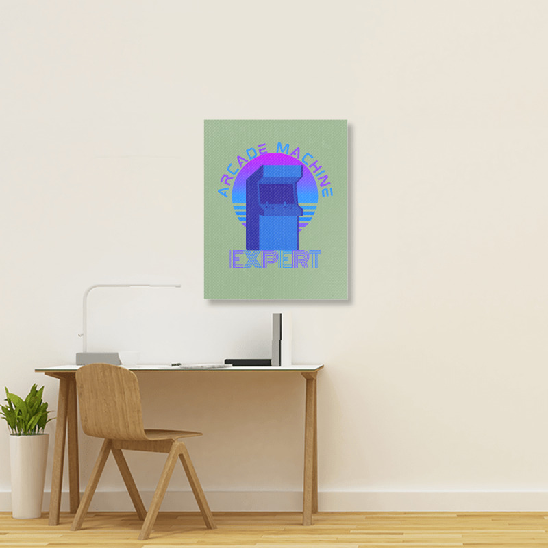 Arcade Machine Expert Aesthetic Portrait Canvas Print | Artistshot