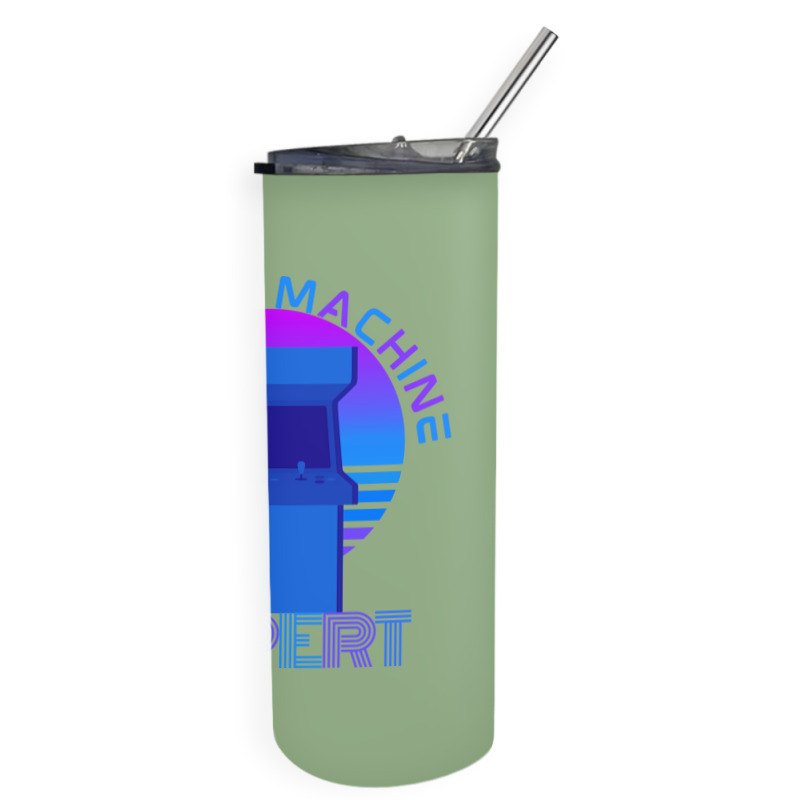 Arcade Machine Expert Aesthetic Skinny Tumbler | Artistshot