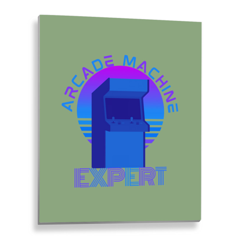 Arcade Machine Expert Aesthetic Metal Print Vertical | Artistshot