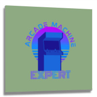 Arcade Machine Expert Aesthetic Metal Print Square | Artistshot