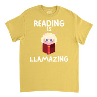 Reading Is Llamazing Music Classic T-shirt | Artistshot