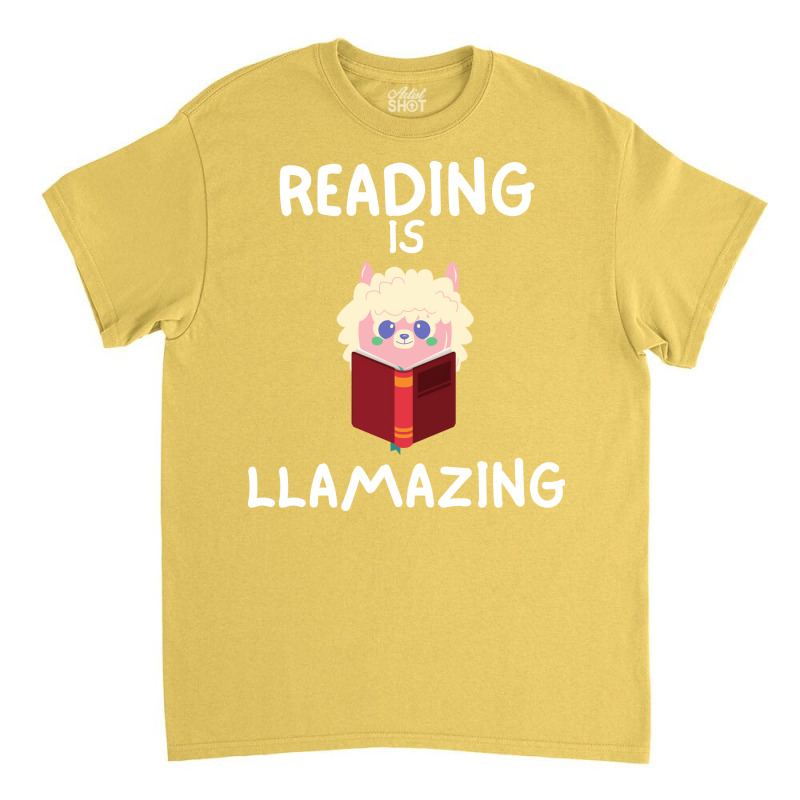 Reading Is Llamazing Music Classic T-shirt by medzirivairc | Artistshot