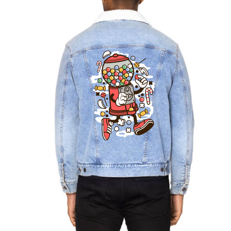 Candy Machine Boy Unisex Sherpa-lined Denim Jacket | Artistshot