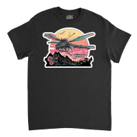 Dragon Fly In Kanagawa Wave Classic T-shirt | Artistshot