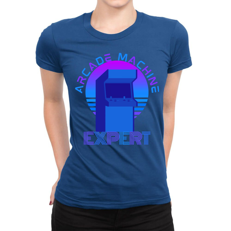 Arcade Machine Expert Summer Ladies Fitted T-Shirt by remezorowettf | Artistshot