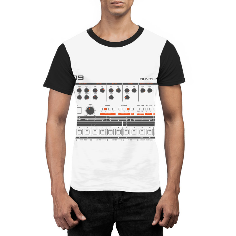 909 White Music Graphic T-shirt | Artistshot