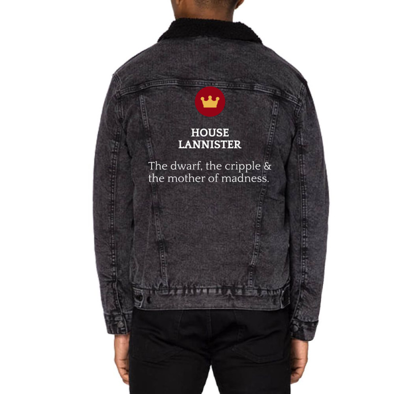 House Lannister Tribute Unisex Sherpa-lined Denim Jacket | Artistshot