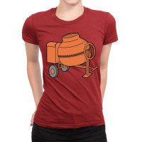 Concrete Mixer Cool Ladies Fitted T-shirt | Artistshot