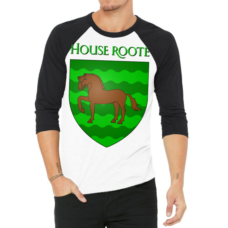 House Roote Coat Of Arms Heraldry Sigil   A Song O 3/4 Sleeve Shirt | Artistshot