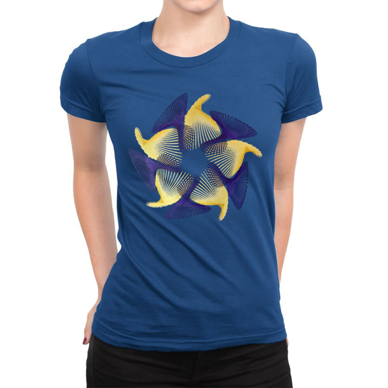 A3 Gone For Some More Symmetry And Colour Funny Ladies Fitted T-Shirt by ayikunahomj | Artistshot