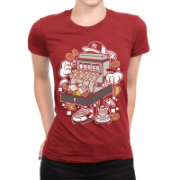 Cash Machine Funny Ladies Fitted T-shirt | Artistshot