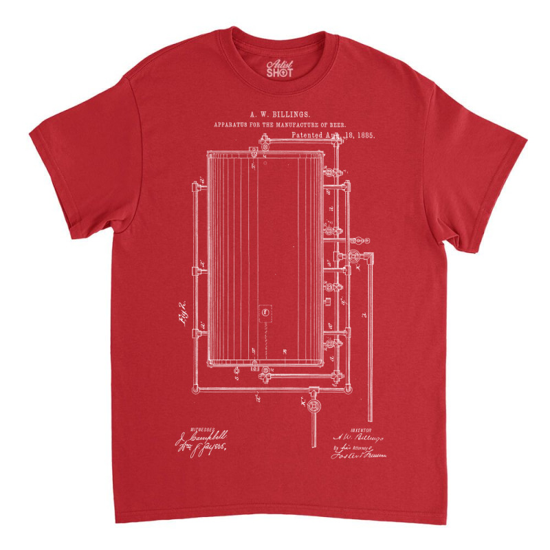 Apparatus For The Manufacture Of Beer Vintage Pate Classic T-shirt | Artistshot