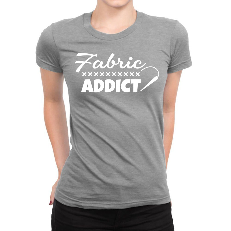 Fabric Addict Music Ladies Fitted T-Shirt by iyallaeylenj | Artistshot