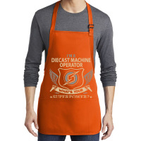 Diecast Machine Operator T  Superpower Gift Item T Medium-length Apron | Artistshot