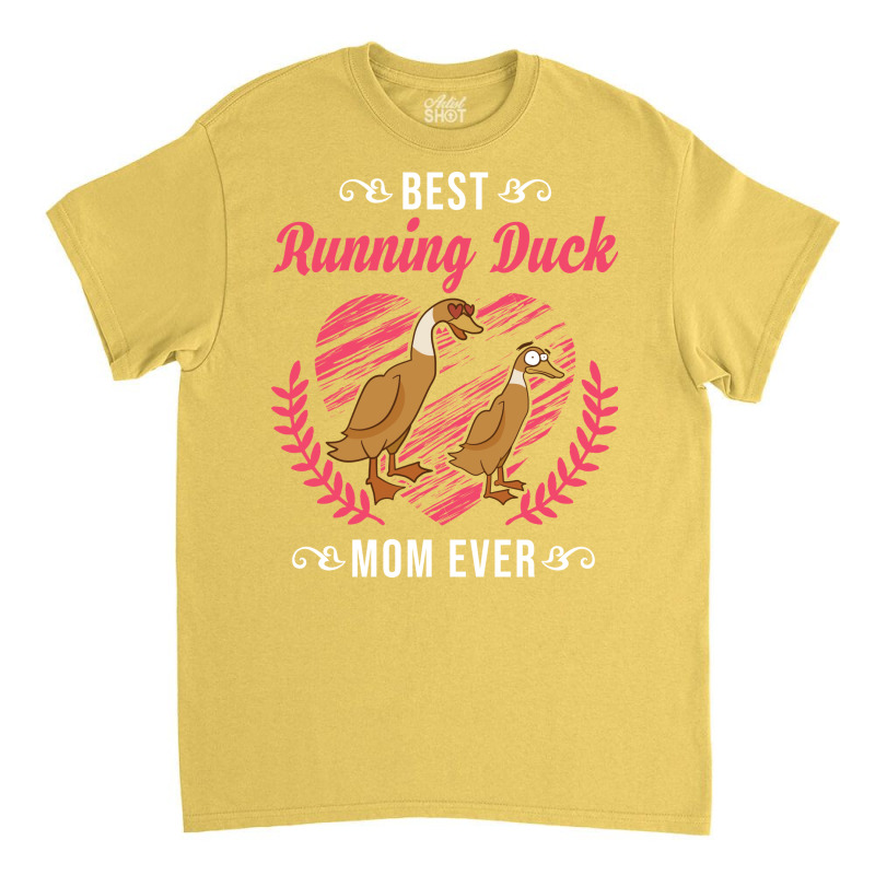 Best Running Duck Mom Ever Yellow Classic T-shirt | Artistshot