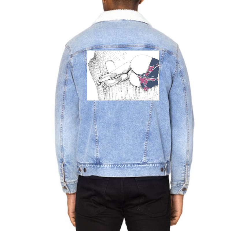 Sweet Dreams Unisex Sherpa-Lined Denim Jacket by barleydixon | Artistshot