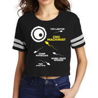 Cnc Machinist Cnc Operator Cnc Machine Boy Summer Scorecard Crop Tee | Artistshot