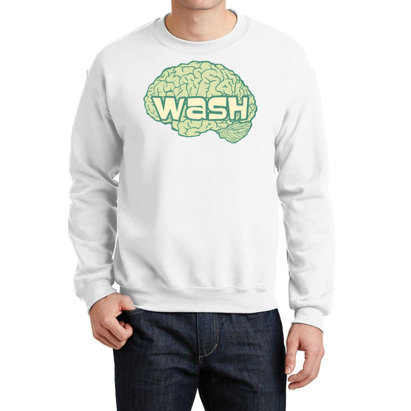 Ecological Green Emblem For Brainwashing 80s Crewneck Sweatshirt | Artistshot