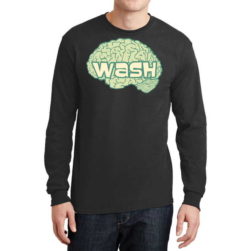 Ecological Green Emblem For Brainwashing 80s Long Sleeve Shirts | Artistshot