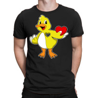 Duck With Heart Humor T-shirt | Artistshot