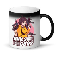 Girl With Guns Anime Humor Magic Mug | Artistshot