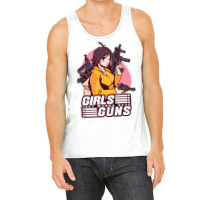 Girl With Guns Anime Humor Tank Top | Artistshot