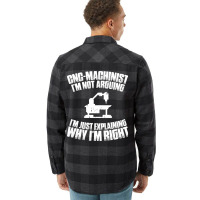 Cnc Machinist Cnc Operator Cnc Machine Cute Flannel Shirt | Artistshot