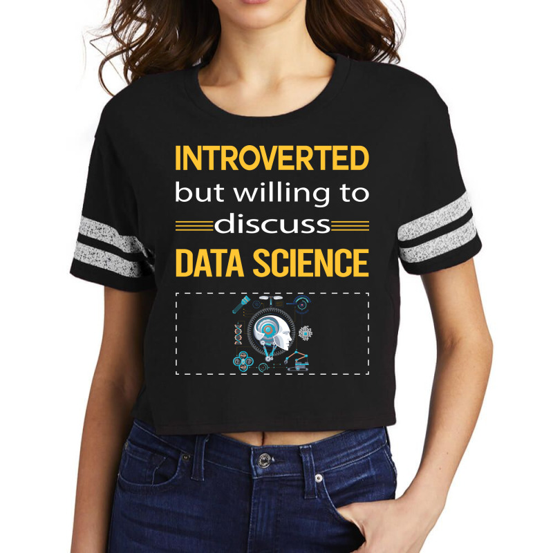 Funny Introverted Data Science Hipster Scorecard Crop Tee by aunakorries | Artistshot