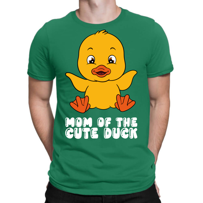 Funny Duck Graphic Red T-shirt | Artistshot