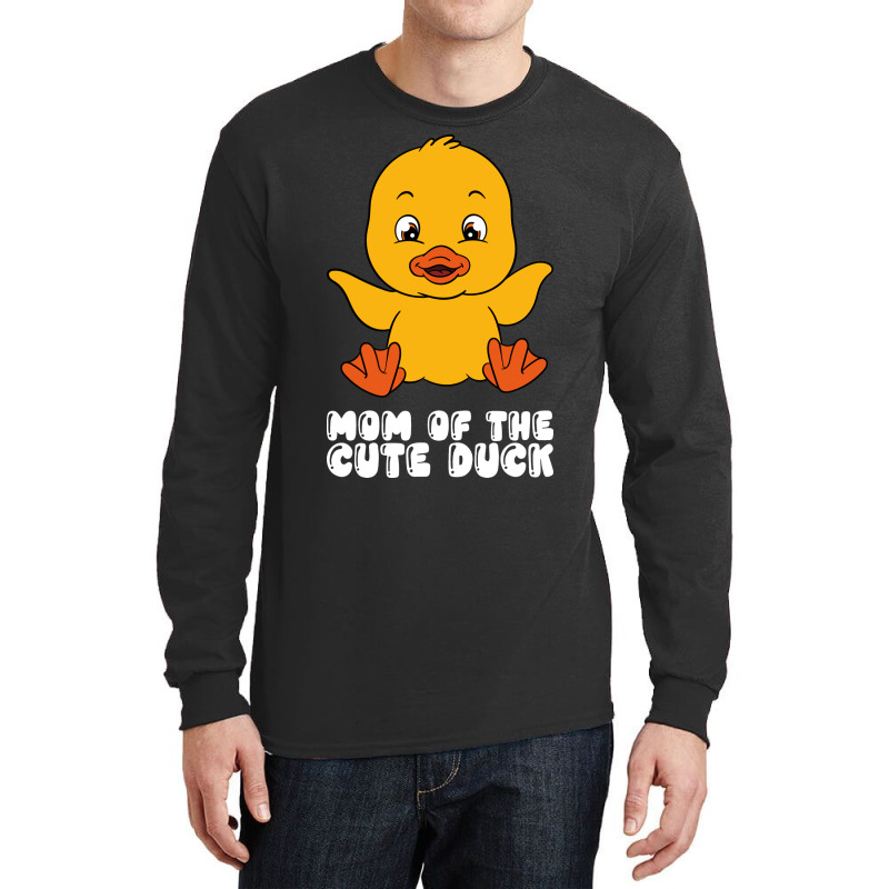 Funny Duck Graphic Red Long Sleeve Shirts | Artistshot