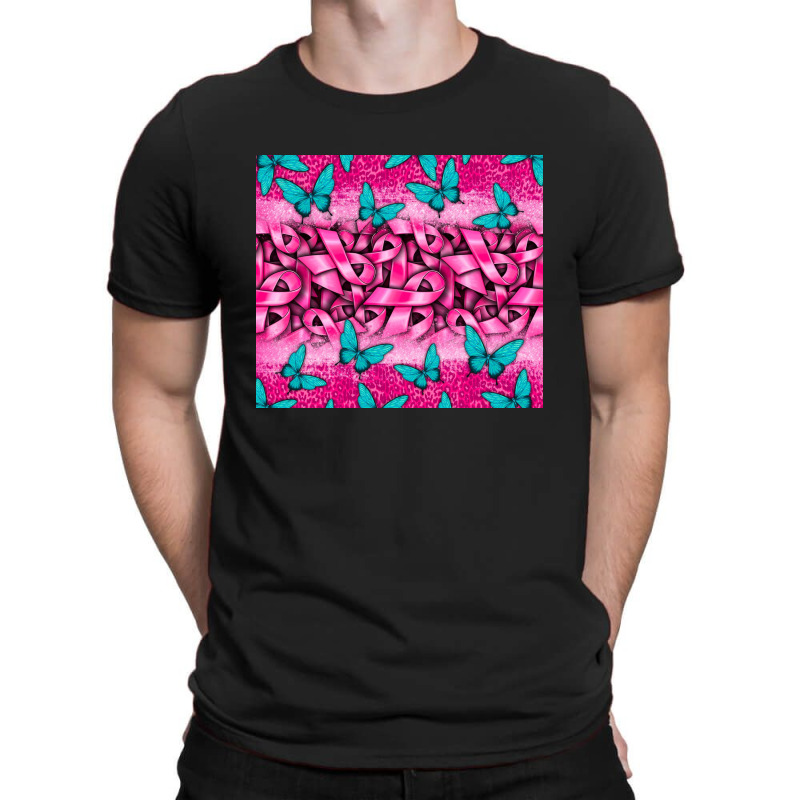 Leopard Glitter Breast Cancer Tumbler T-shirt | Artistshot