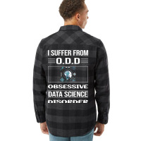 Funny Obsessive Data Science Humor Flannel Shirt | Artistshot