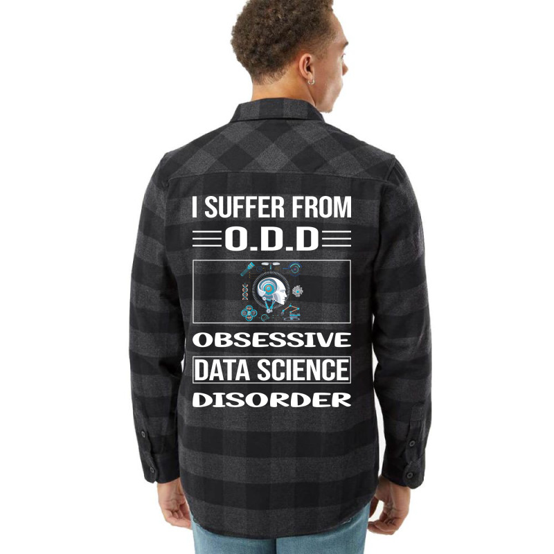 Funny Obsessive Data Science Humor Flannel Shirt | Artistshot