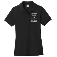 Funny Obsessive Data Science Humor Ladies Polo Shirt | Artistshot